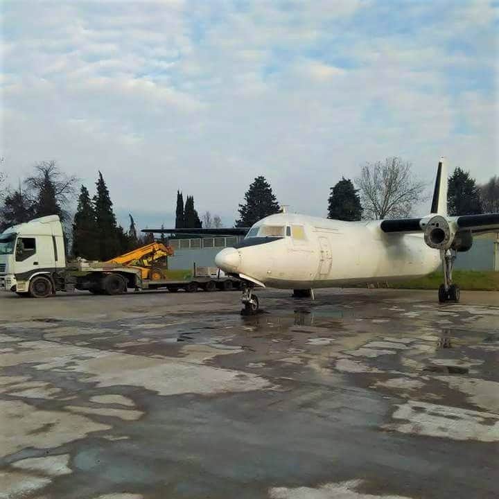 Demolizione aereo Fokker